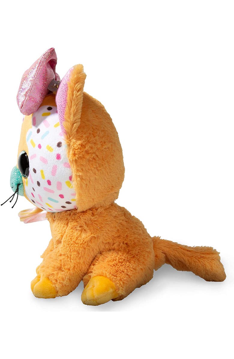 Little Bow Pets 6 Inch Plush Butterscotch Bow Pet Cat, Alternate, color, Multicolored