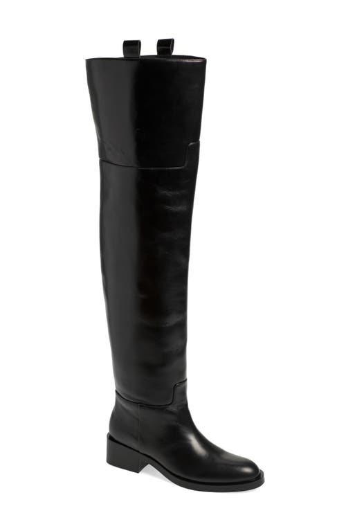 Jeffrey Campbell Shamble Over the Knee Boot in Black 