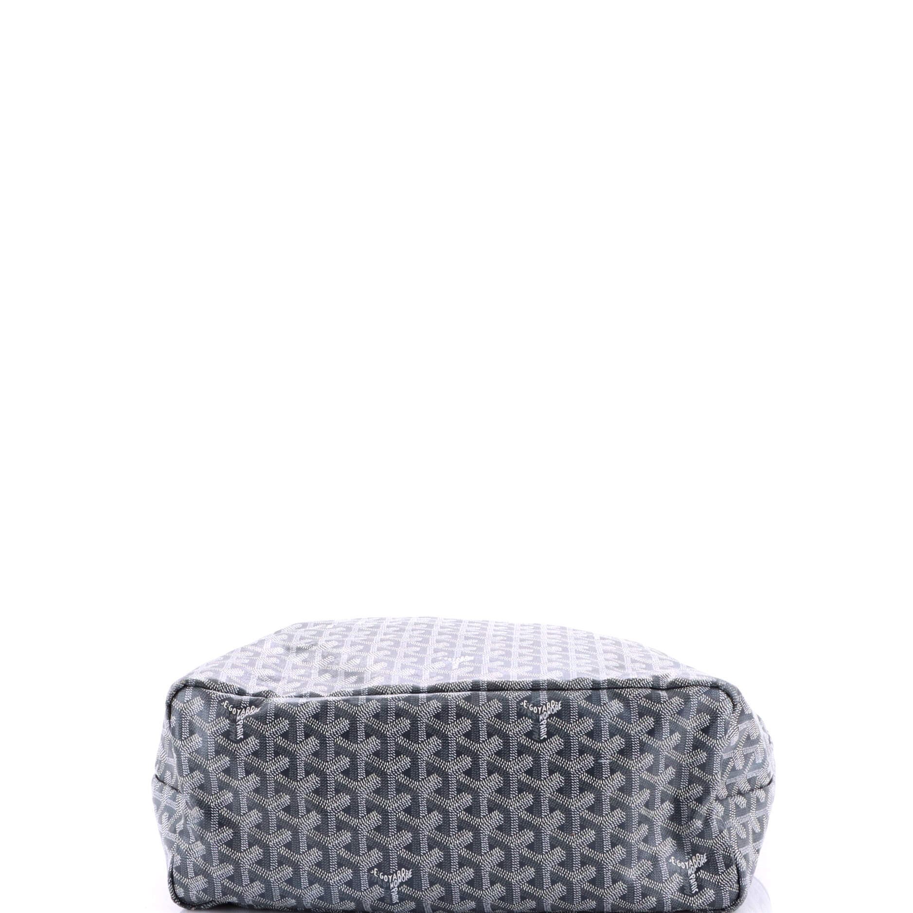 Pre-Owned Goyard Saint Louis Tote Coated Canvas PM, Alternate, color, Gray