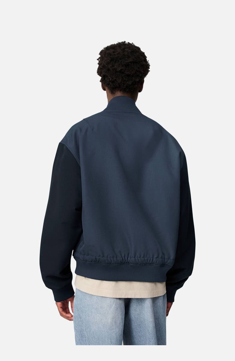 Axel Arigato Archer Bomber Jacket, Alternate, color, Navy