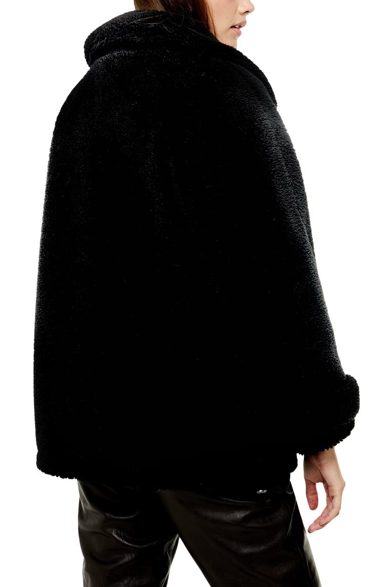 Fleece Jacket, Alternate, color, BLACK
