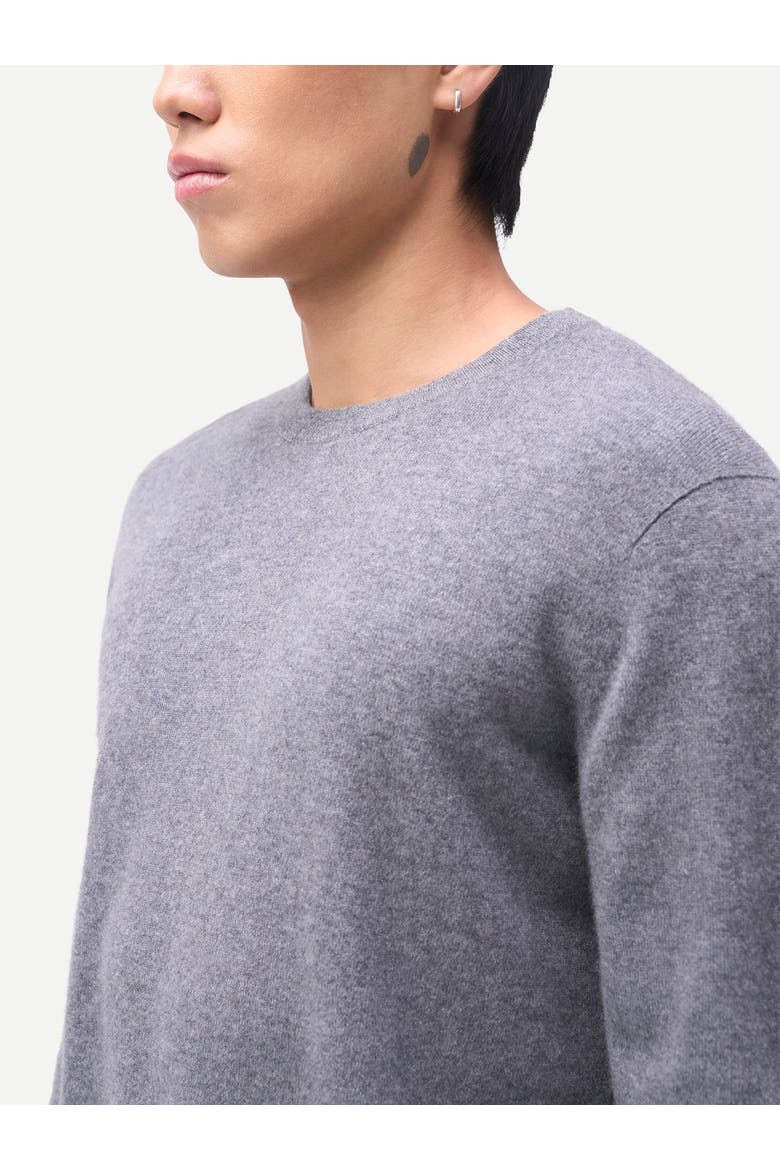 Timeless Crewneck Cashmere Sweater, Alternate, color, dim gray