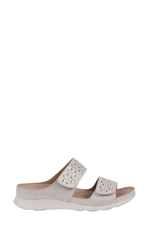Gc Shoes Verna Slide Sandal In Silver