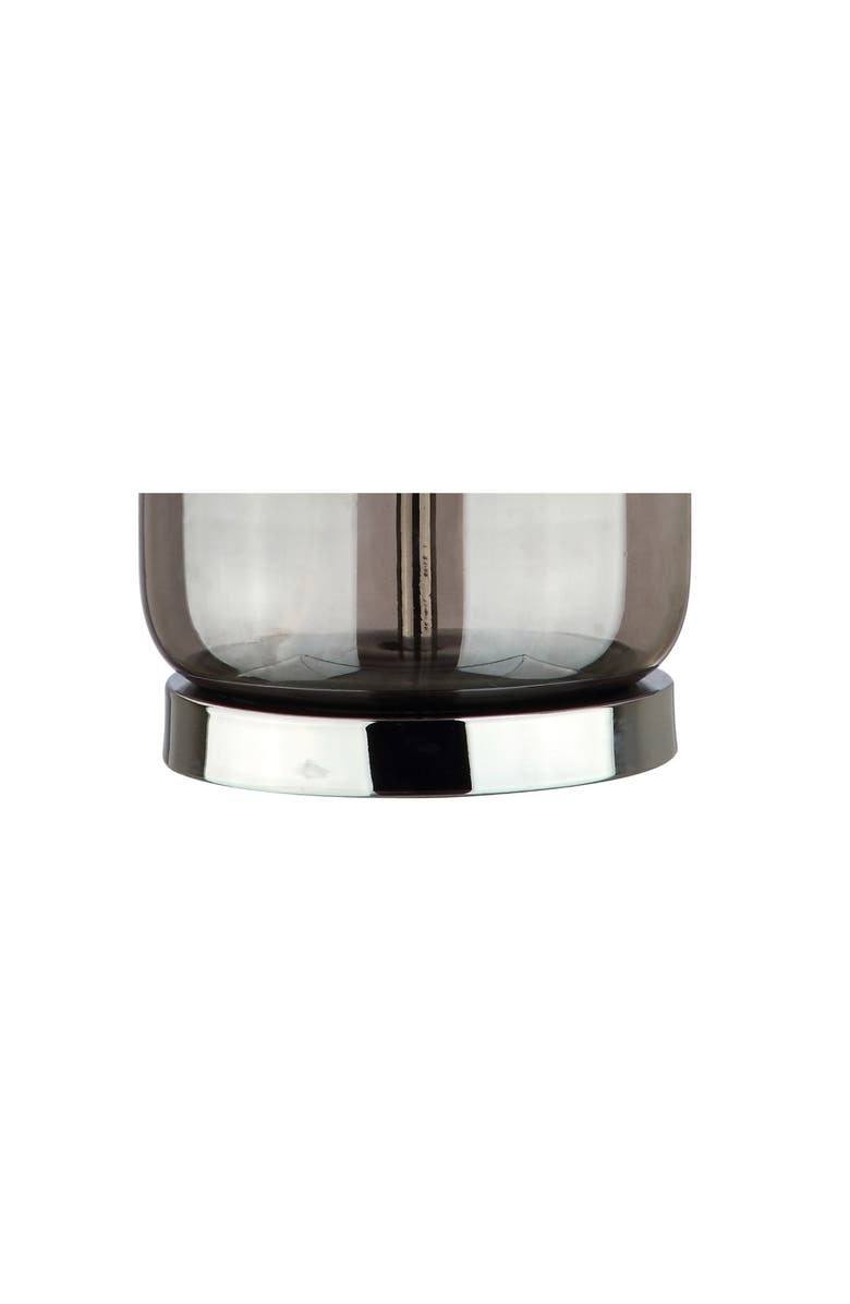 JONATHAN Y Marsh Glass LED Table Lamp, Alternate, color, Smoke Gray