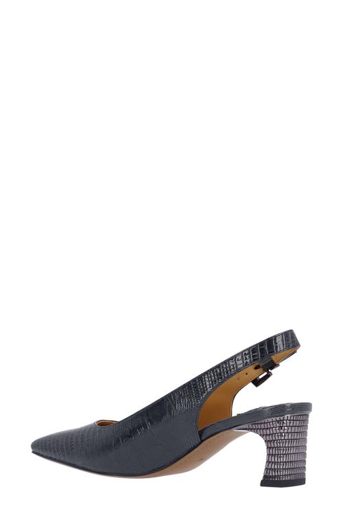 J. RENEÉ J. RENEÉ HADYN LIZARD EMBOSSED SLINGBACK PUMP