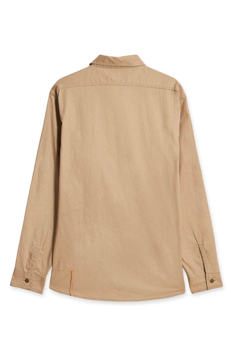 Fortela Otero Cotton Shirt, Alternate, color, Beige