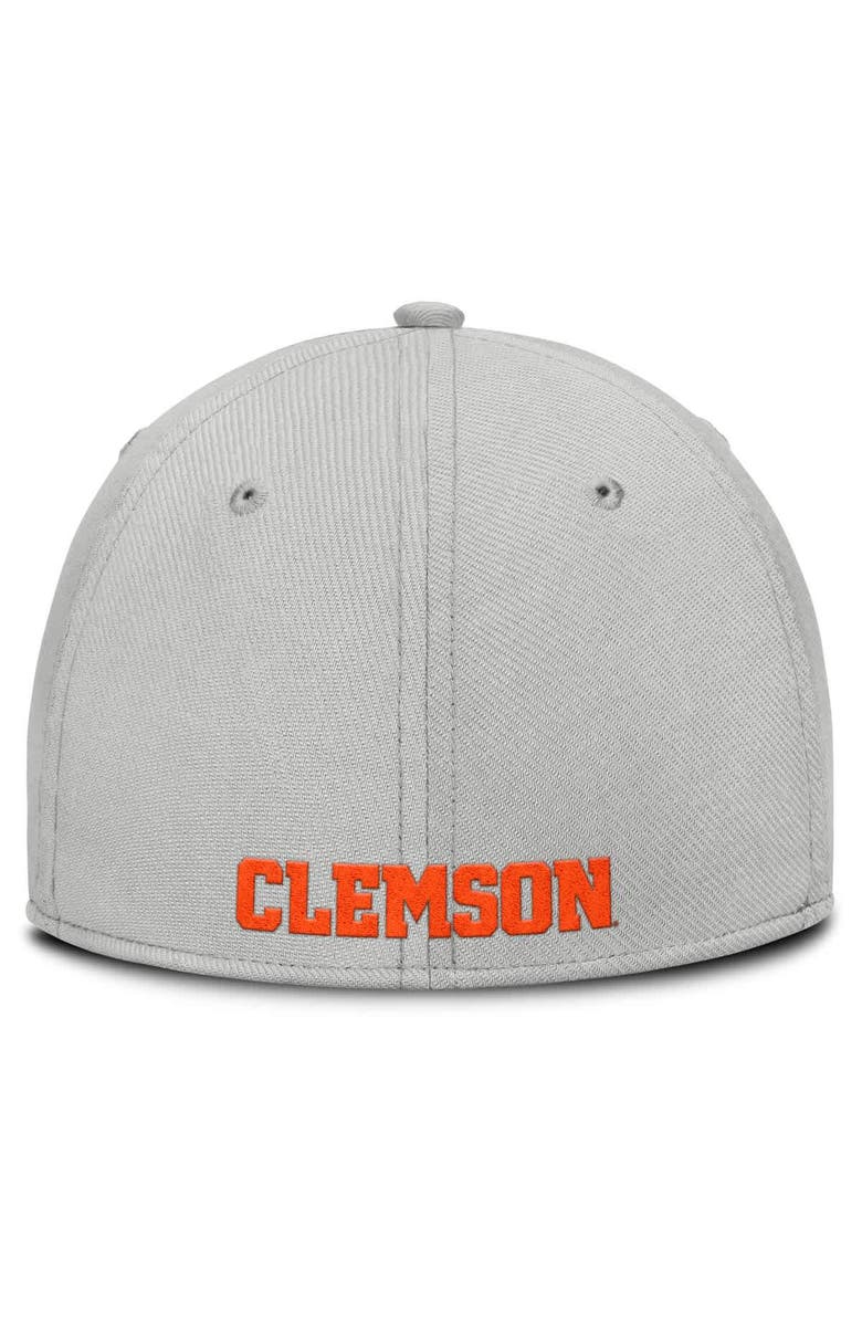Nike Men's Nike  Gray Clemson Tigers Rise Practice Performance Adjustable Hat, Alternate, color, Gray