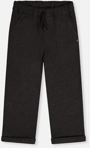 Deux par Deux Stretch Twill Elastic Waist Side Pocket Pants