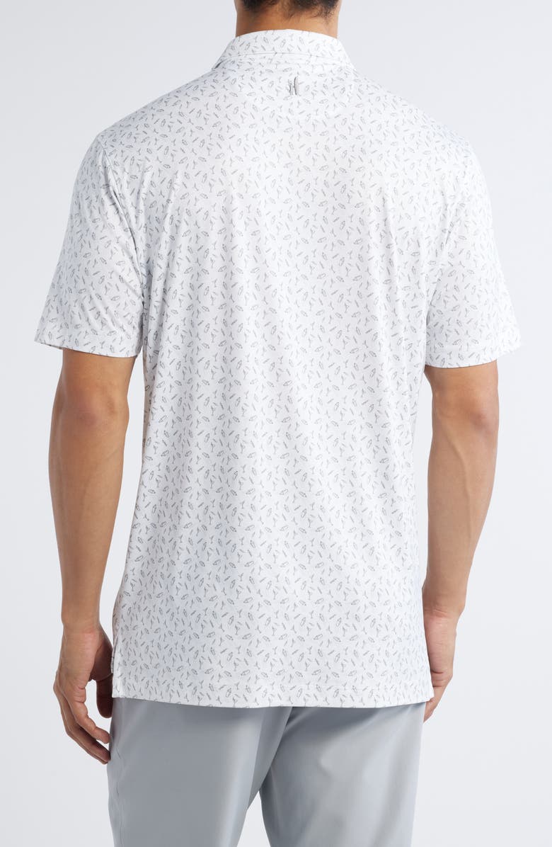 johnnie-O Tini Libations Print PREP-FORMANCE Golf Polo, Alternate, color, Thunder