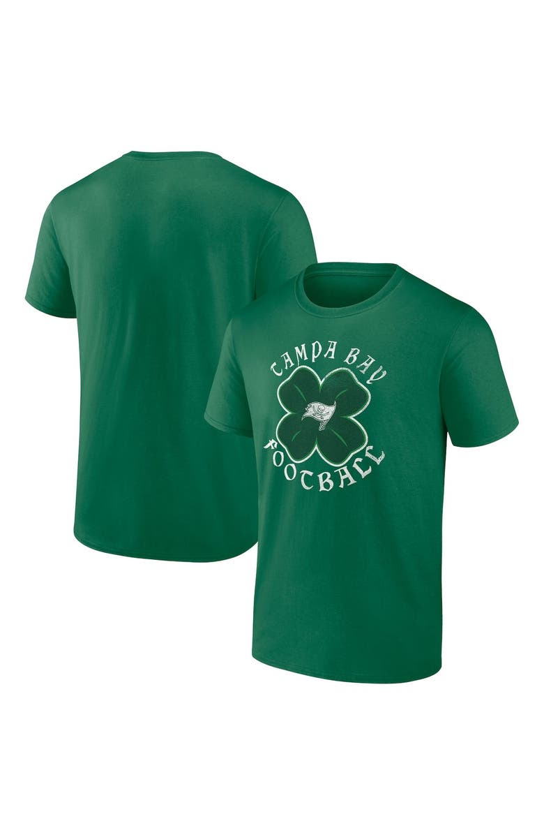 FANATICS Men's Fanatics Branded Kelly Green Tampa Bay Buccaneers Celtic Clover T-Shirt, Main, color, Kelly Green