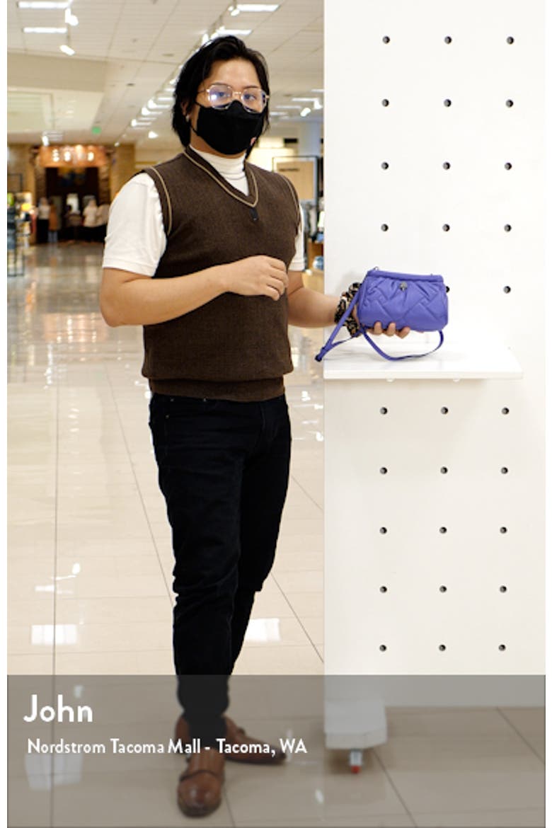 Kensington Quilted Leather Clutch video