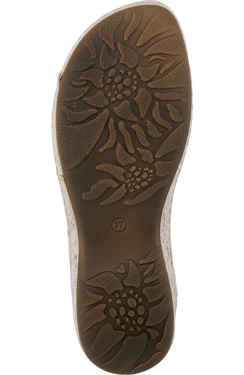 Flexus by Spring Step Adede Cage Sandal, Alternate, color, Soft Gold Patent Leather