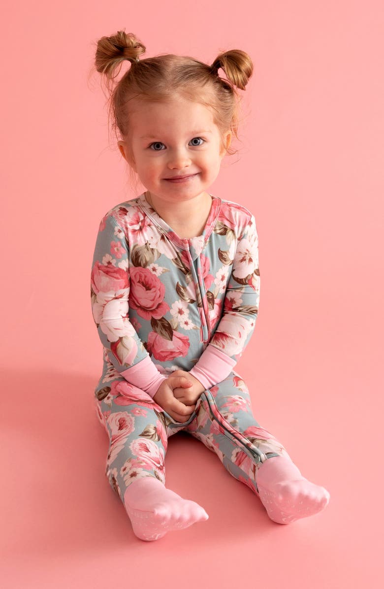 Posh Peanut Fitted Convertible Footie Pajamas, Alternate, color, 