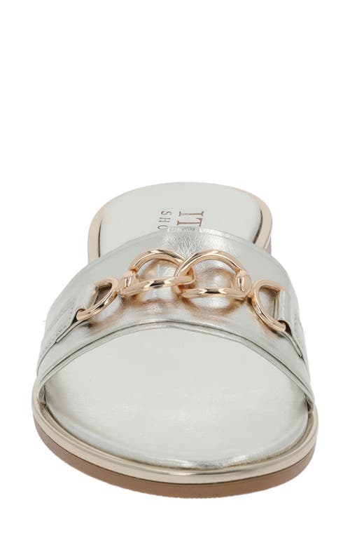 Italian Shoemakers Monik Chain Flat Slide Sandal