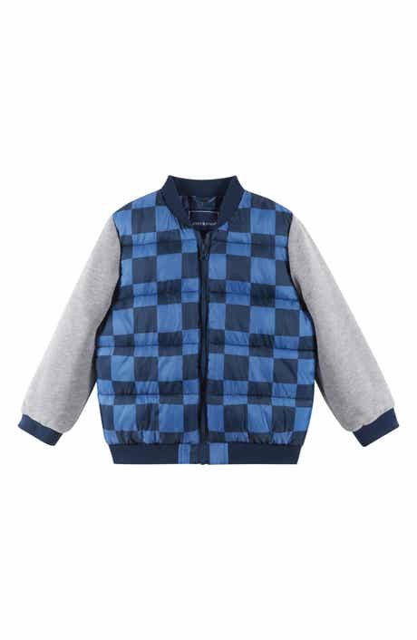 Andy & Evan Kids' Knit Sleeve Channel Quilted Jacket