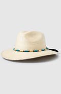 Manela Roxy  Handwoven Straw Sun Hat - Bohemian Summer Fedora