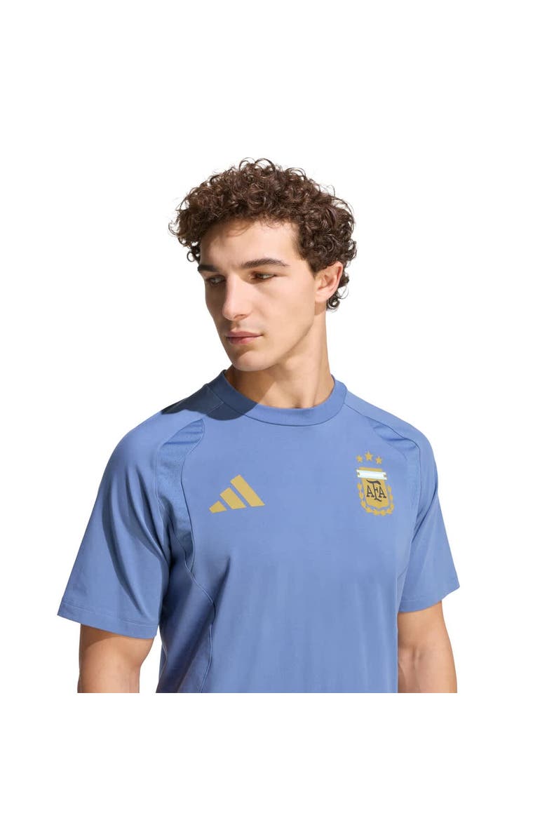 adidas Men's adidas  Blue Argentina National Team FIFA x World Cup Tiro Travel T-Shirt, Alternate, color, Blue