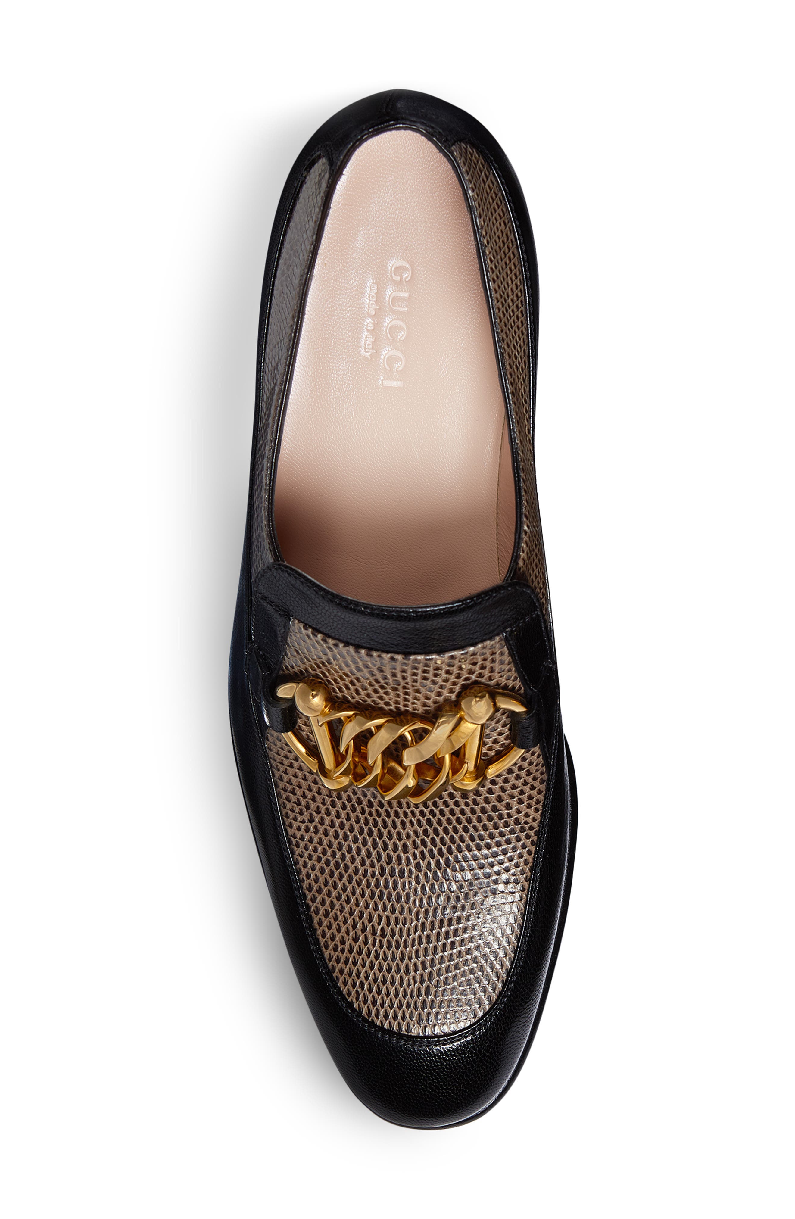 Gucci Loafer Pump, Alternate, color, 