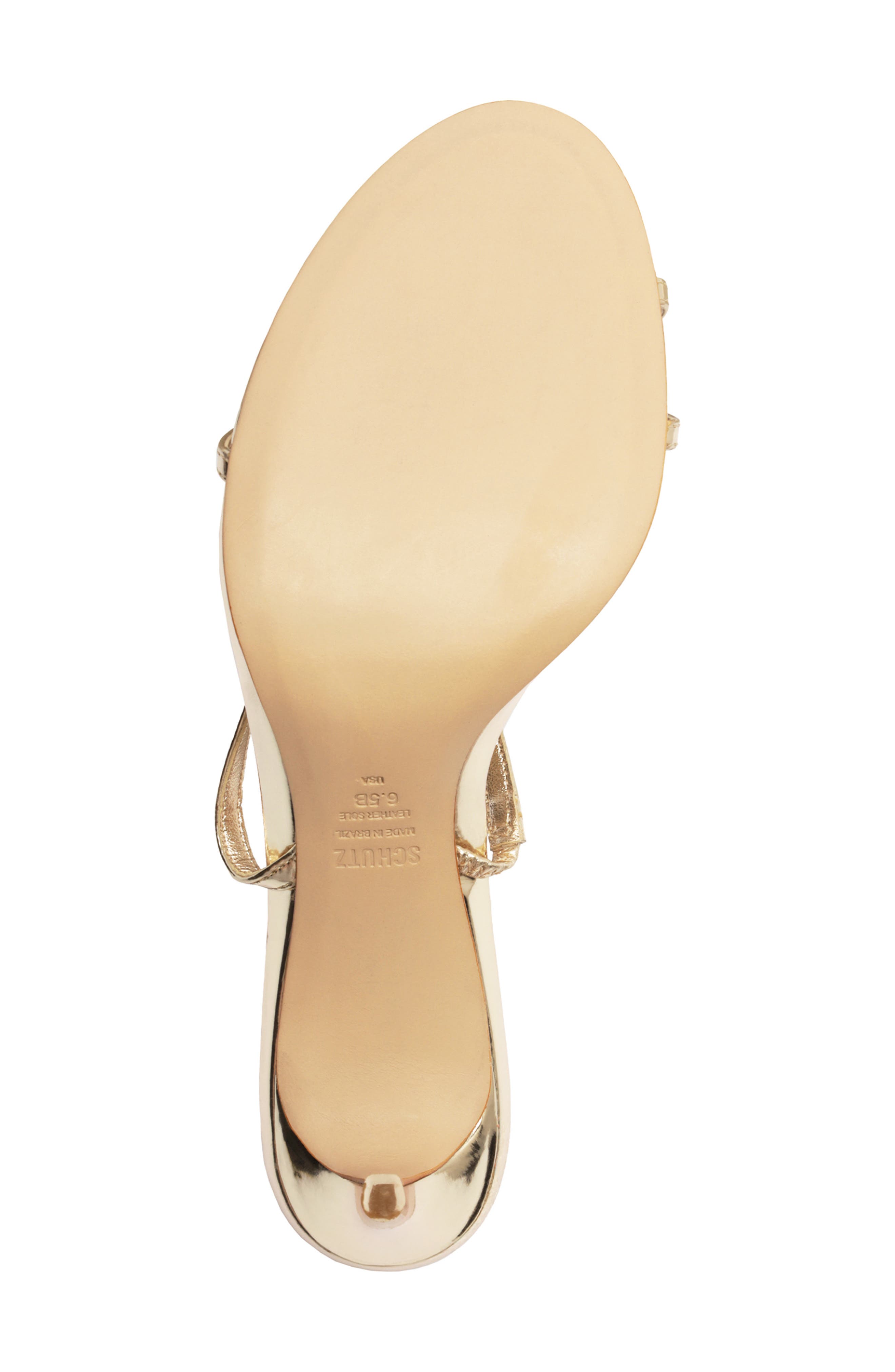 Schutz Diana Metallic Slingback Sandal, Alternate, color, 