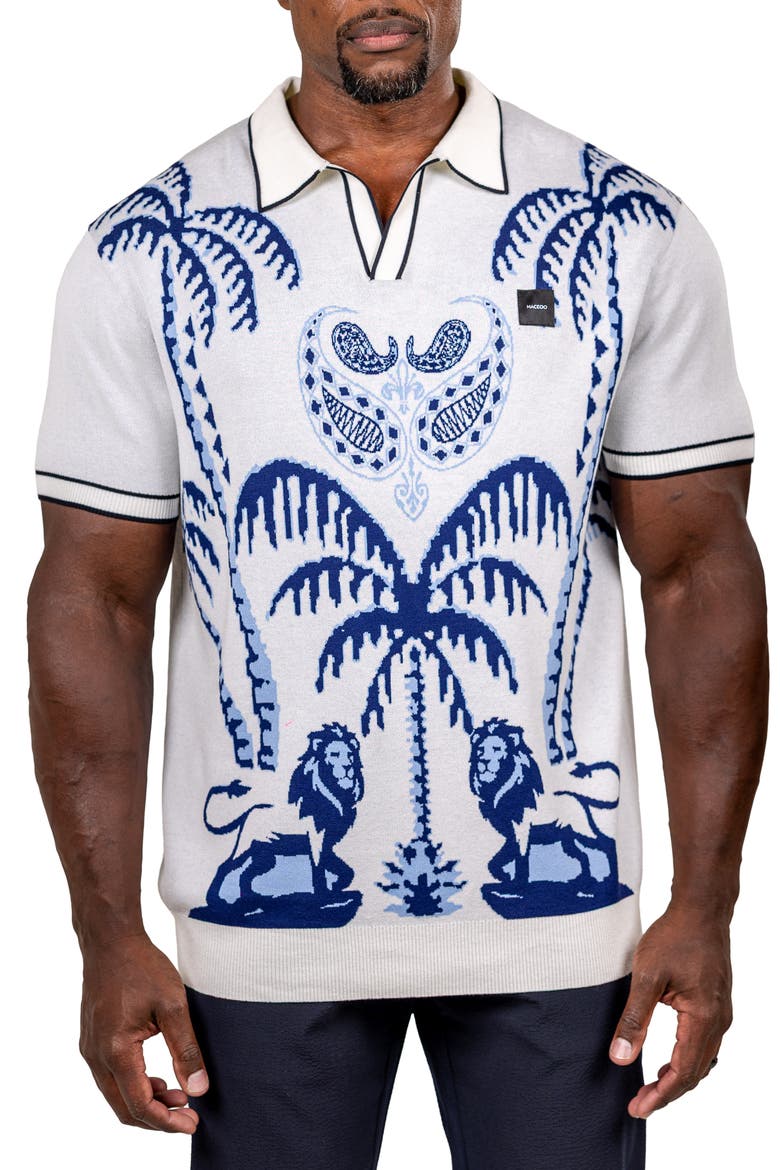 Ascension Relaxed Polo, Main, color, WHITE