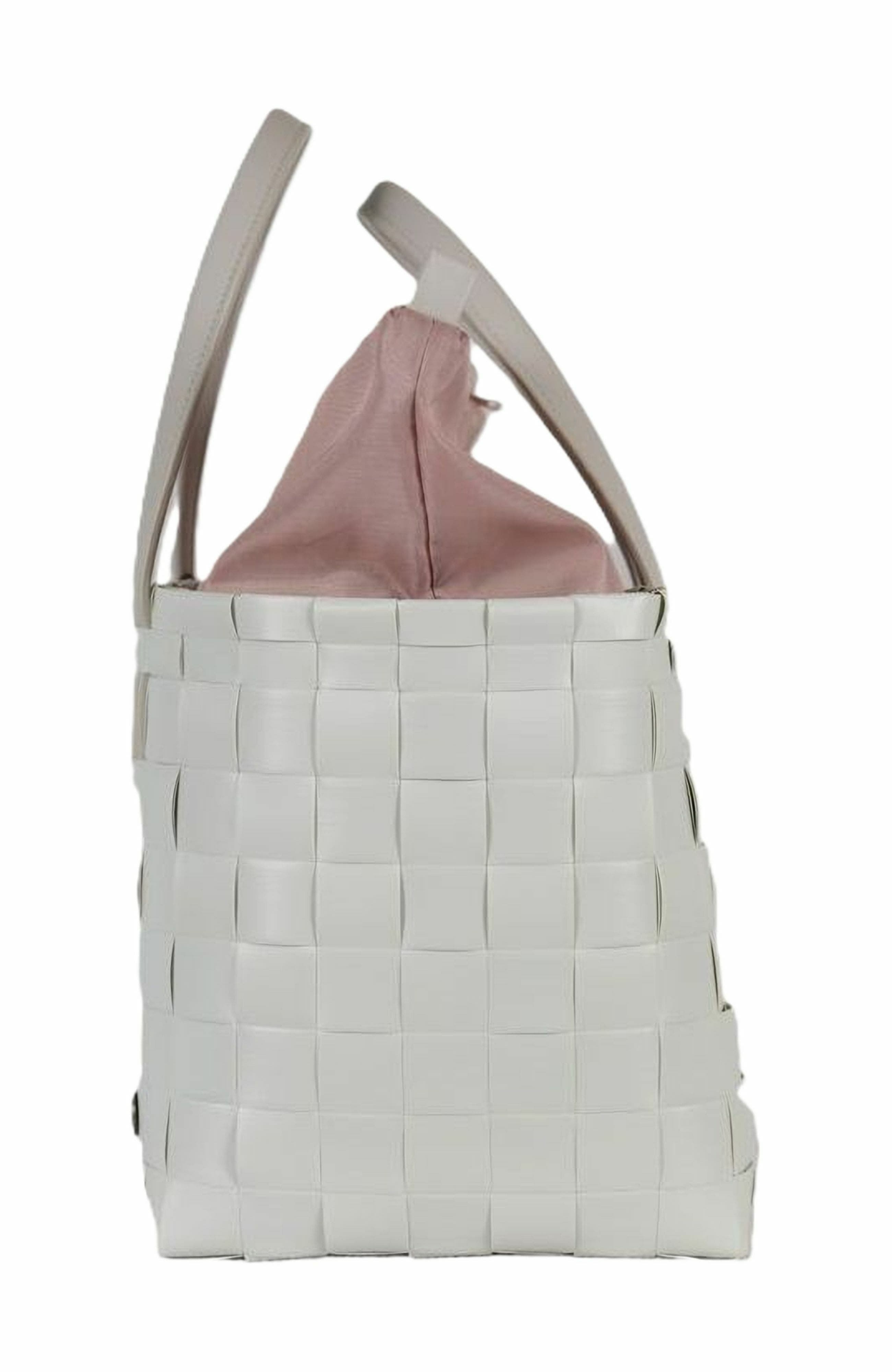 Handed By Color Deluxe Recycled Tote Bag, Alternate, color, Misty Grey