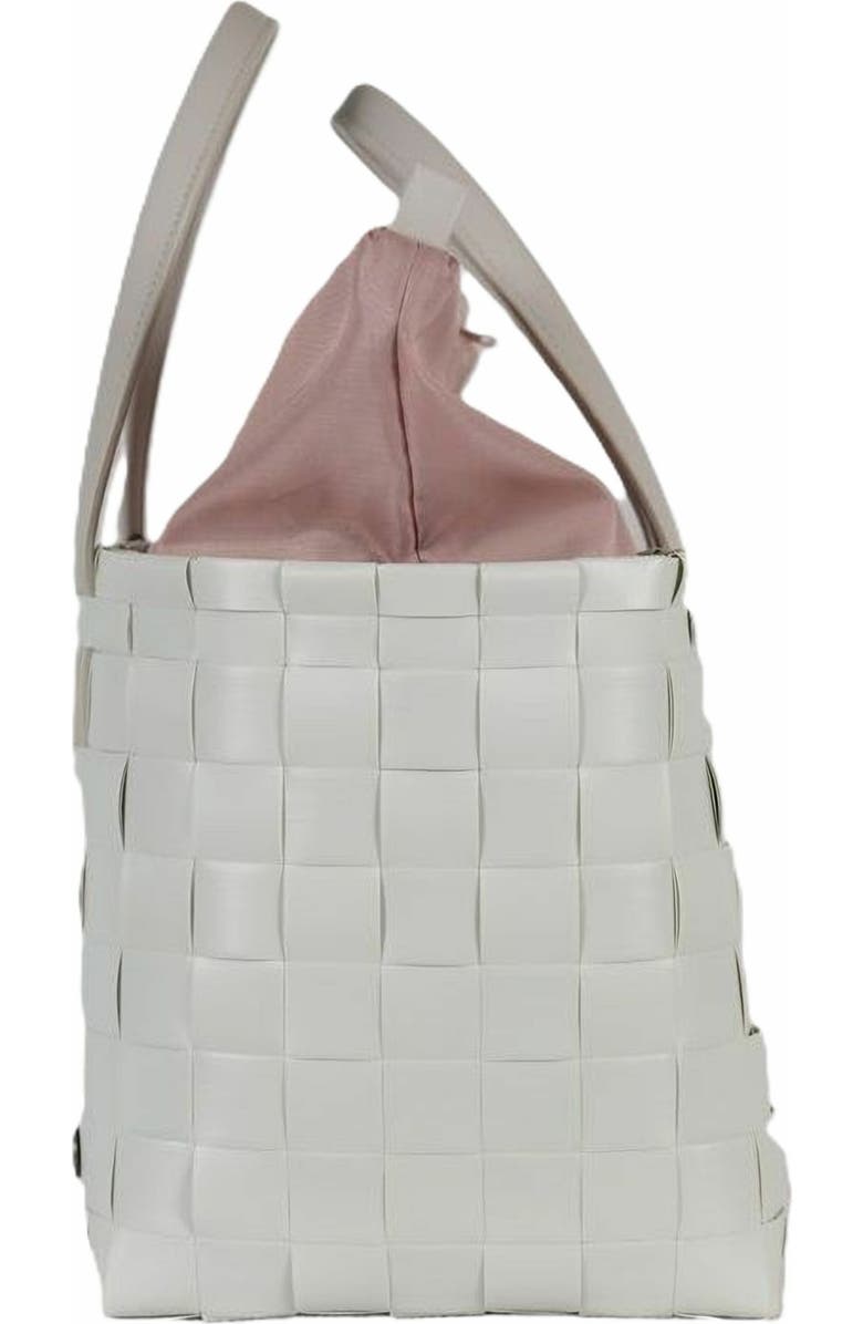 Handed By Color Deluxe Recycled Tote Bag, Alternate, color, Misty Grey