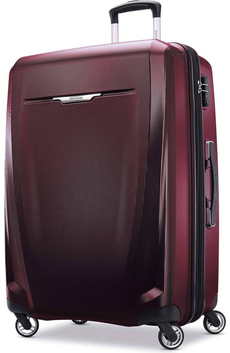 Samsonite Winfield 3 DLX 3-Piece Set Spinner, Alternate, color, Burgundy