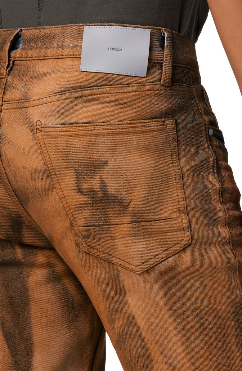 Hudson Jeans Zack Bleached Skinny Jeans, Alternate, color,