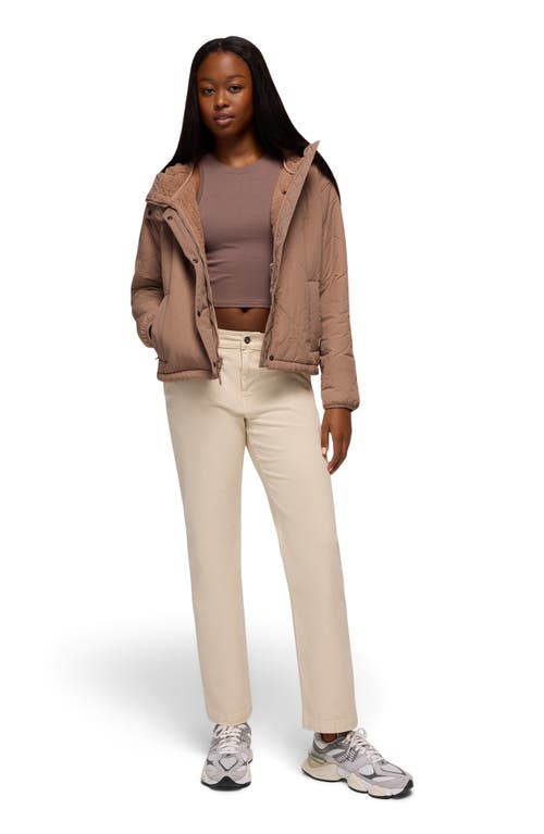 Prana Encinitas Quilted Jacket In Brown