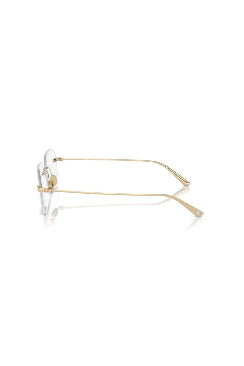 57mm Rectangle optical glasses, Alternate, color, Gold