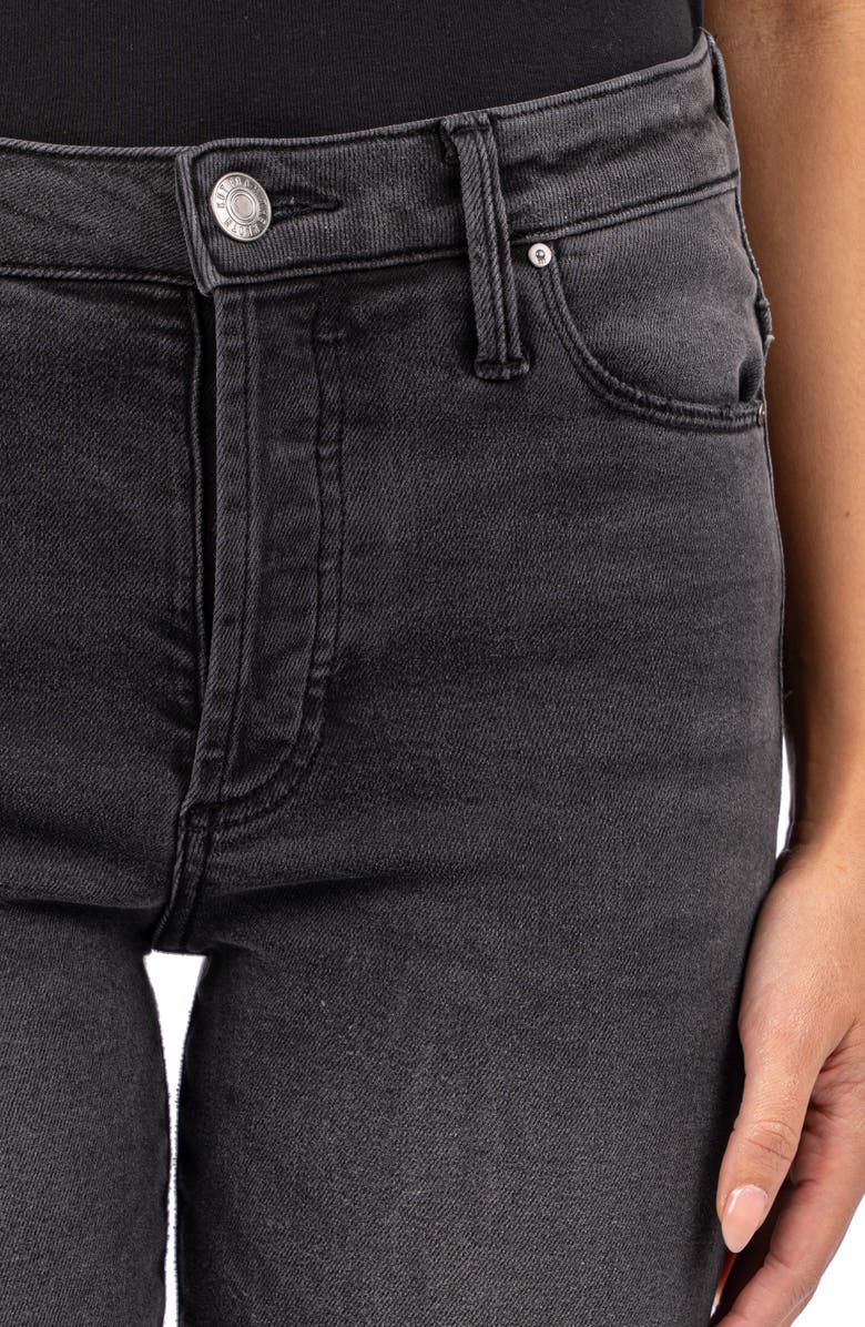 KUT from the Kloth Charlize Fab Ab Raw Hem Ankle Cigarette Jeans, Alternate, color, 