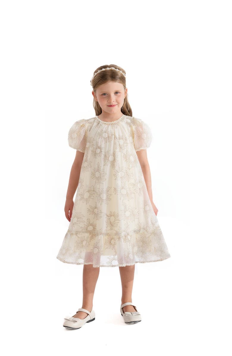 Sweet Cactus Laced Soleil Dress, Alternate, color, Cream