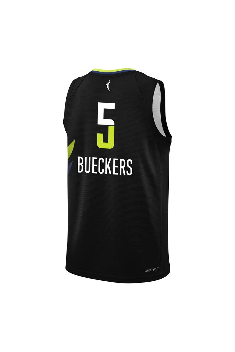 Youth Nike Paige Bueckers Black Dallas Wings 2025 WNBA Draft Rebel Edition Victory Player Jersey, Alternate, color, Black