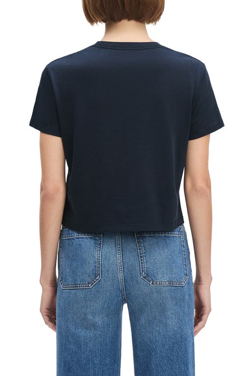 Favorite Daughter Cropped Collegiate T-shirt In Multi