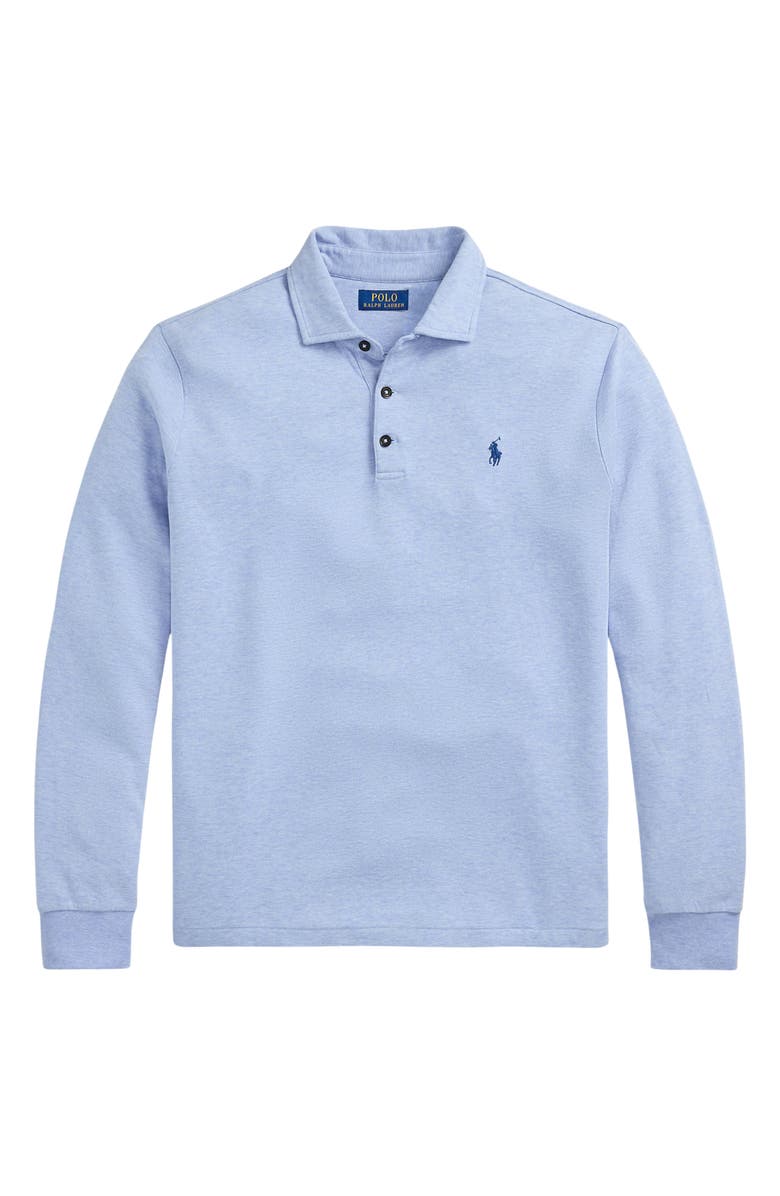 Polo Ralph Lauren Luxury Long Sleeve Jersey Polo, Alternate, color, 