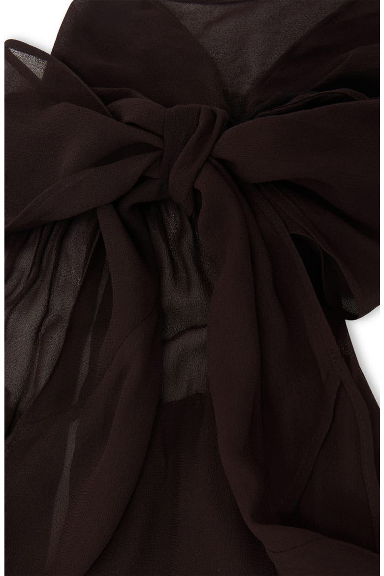 Luna Halter Gown, Alternate, color, CHOCOLATE