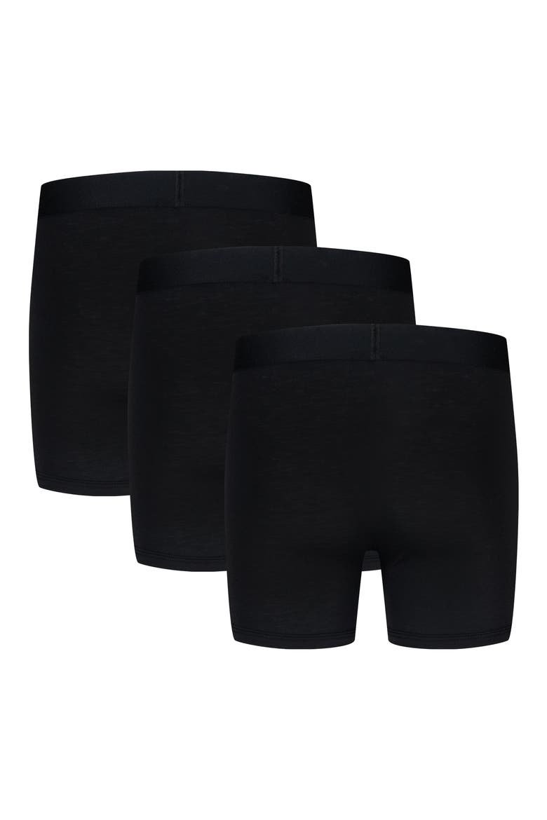 Kids' 3-Pack Flight Boxer Briefs, Alternate, color, 023BLACK