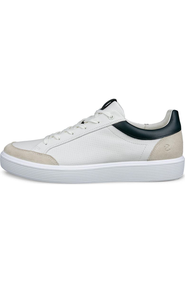 ECCO Soft 60 Sneaker, Alternate, color, Ice White/ Sea Tangle