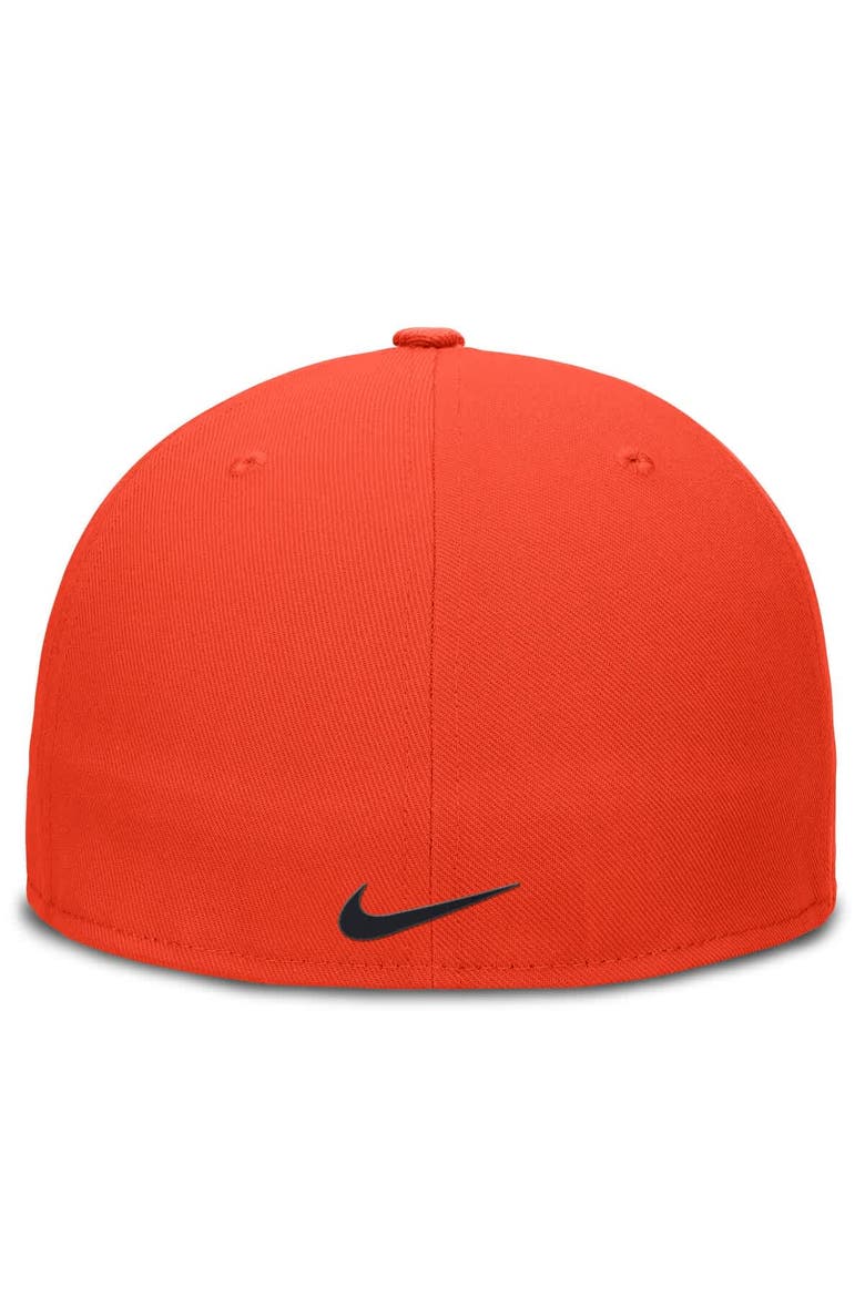 Men's Nike Orange Detroit Tigers Wordmark Dri-FIT Round Bill True Fitted Hat, Alternate, color, Orange