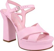 FERRAGAMO Sonya Leather Platform Sandal