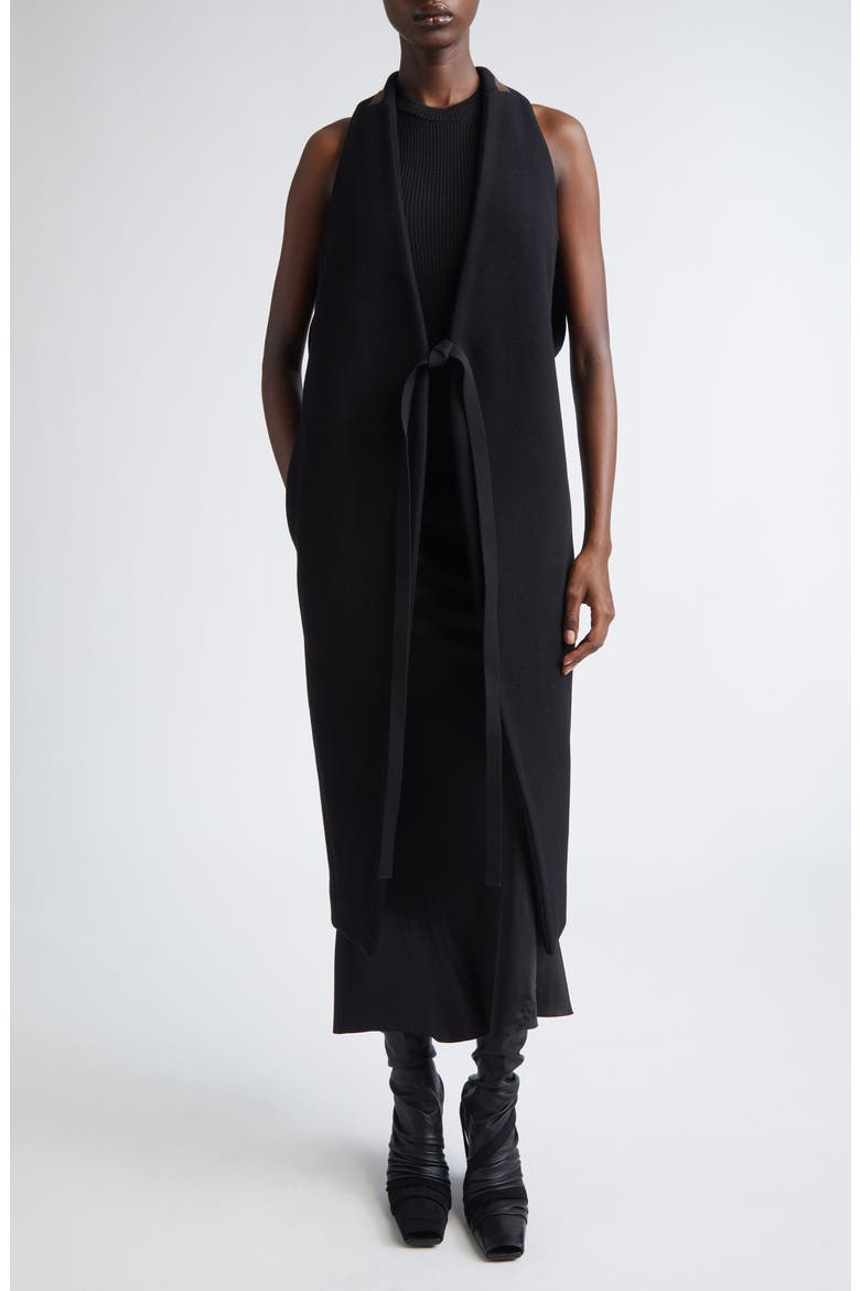 Rick Owens Concordians Cyclops Sleeveless Coat (Women) | Nordstrom
