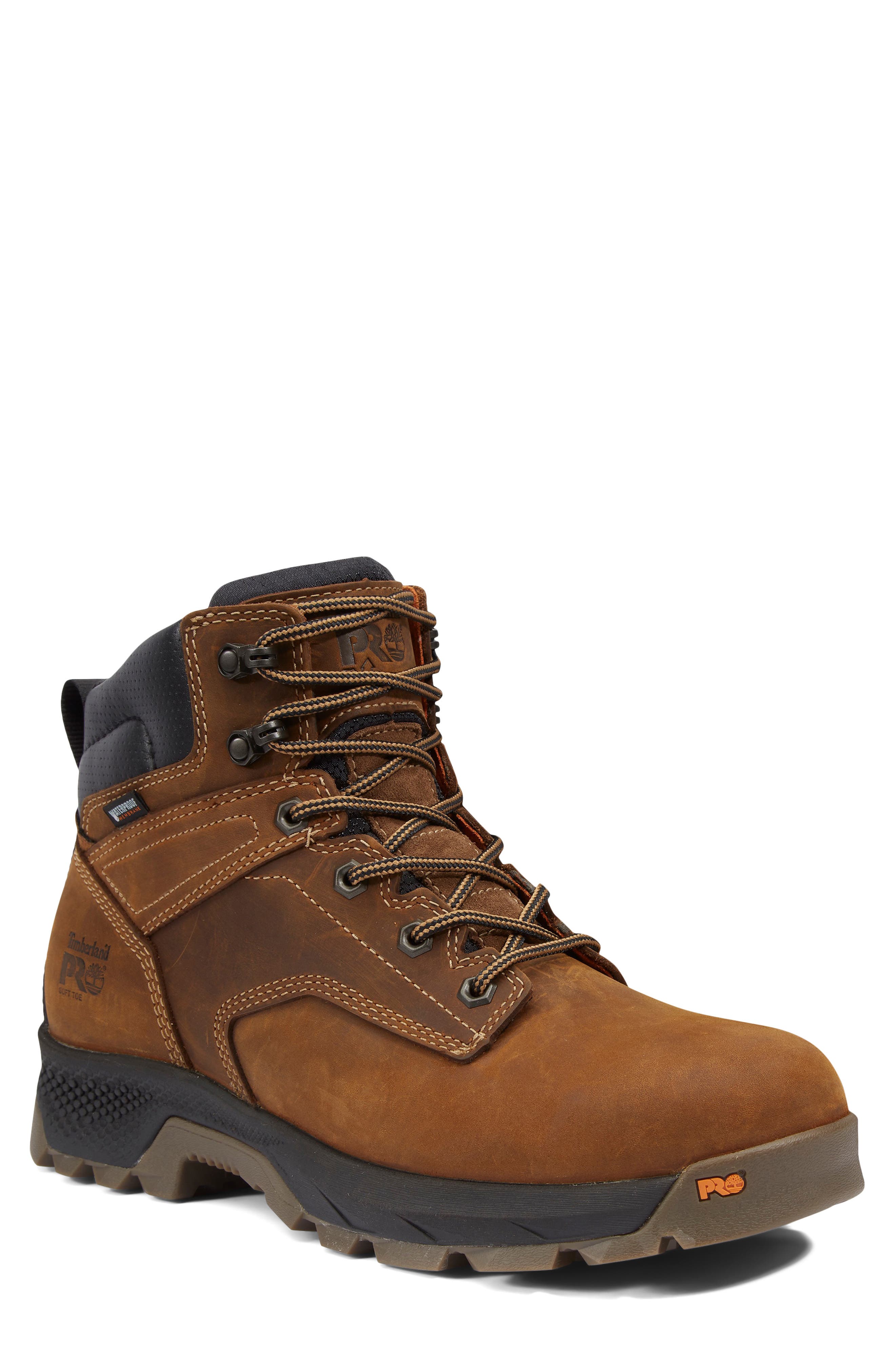 Timberland TiTAN EV 6" Waterproof Work Boot, Main, color, 