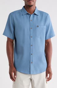 Quiksilver Icebox Short Sleeve Button-Up Shirt