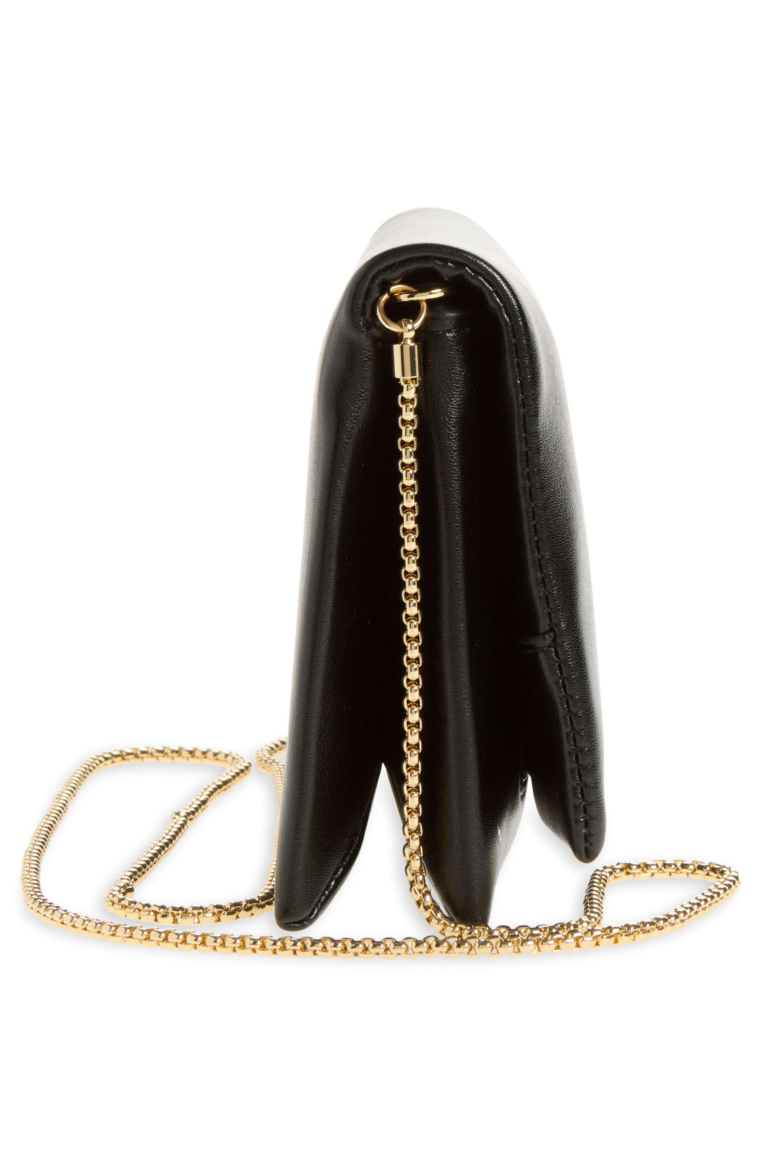 MANGO Small Faux Leather Crossbody Bag, Alternate, color, Black