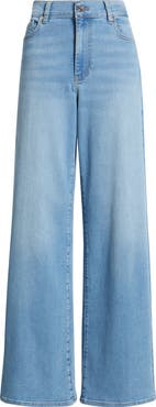 FRAME Long Le Slim Palazzo High Waist Wide Leg Jeans