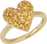 Bony Levy 14K Gold & Citrine Heart Ring