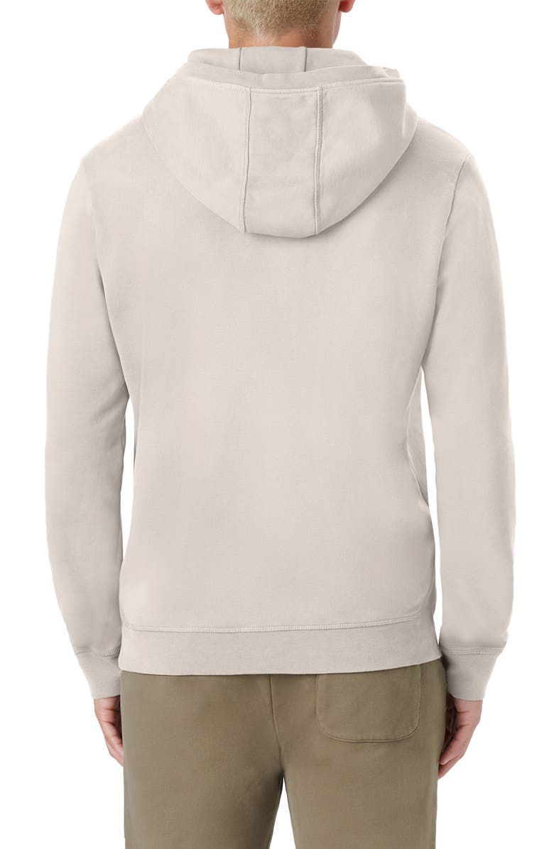 Bugatchi Comfort Organic Cotton Hoodie, Alternate, color, Soy