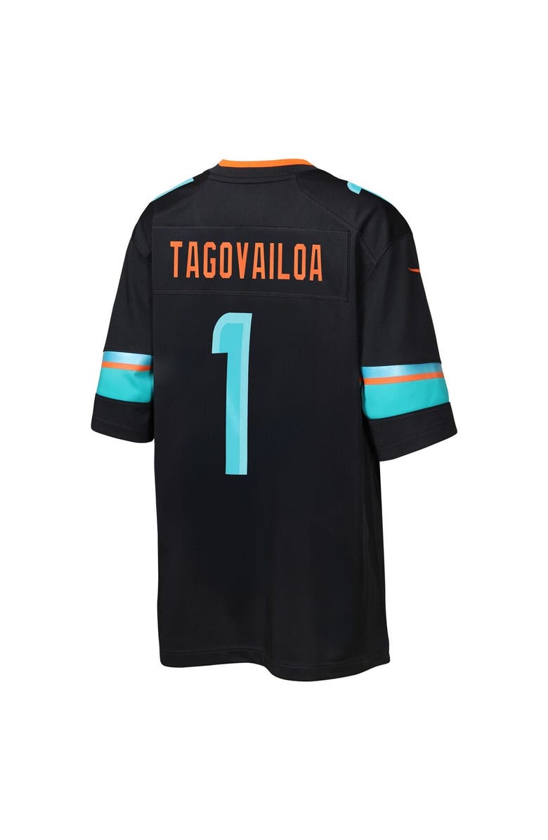 Nike Youth Nike Tua Tagovailoa Pitch Blue Miami Dolphins 2025 Rivalries Collection Game Jersey, Alternate, color, Navy