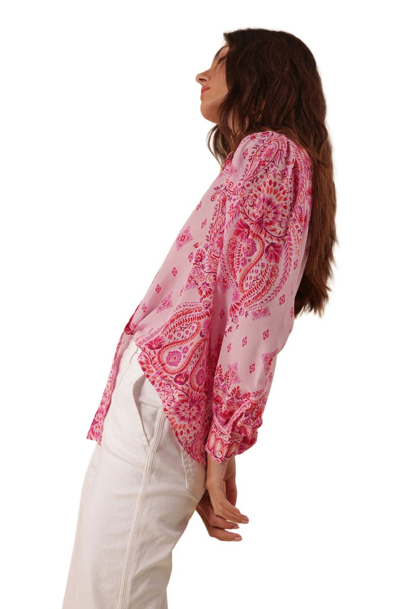 Hale Bob Eden Silk Top, Alternate, color,