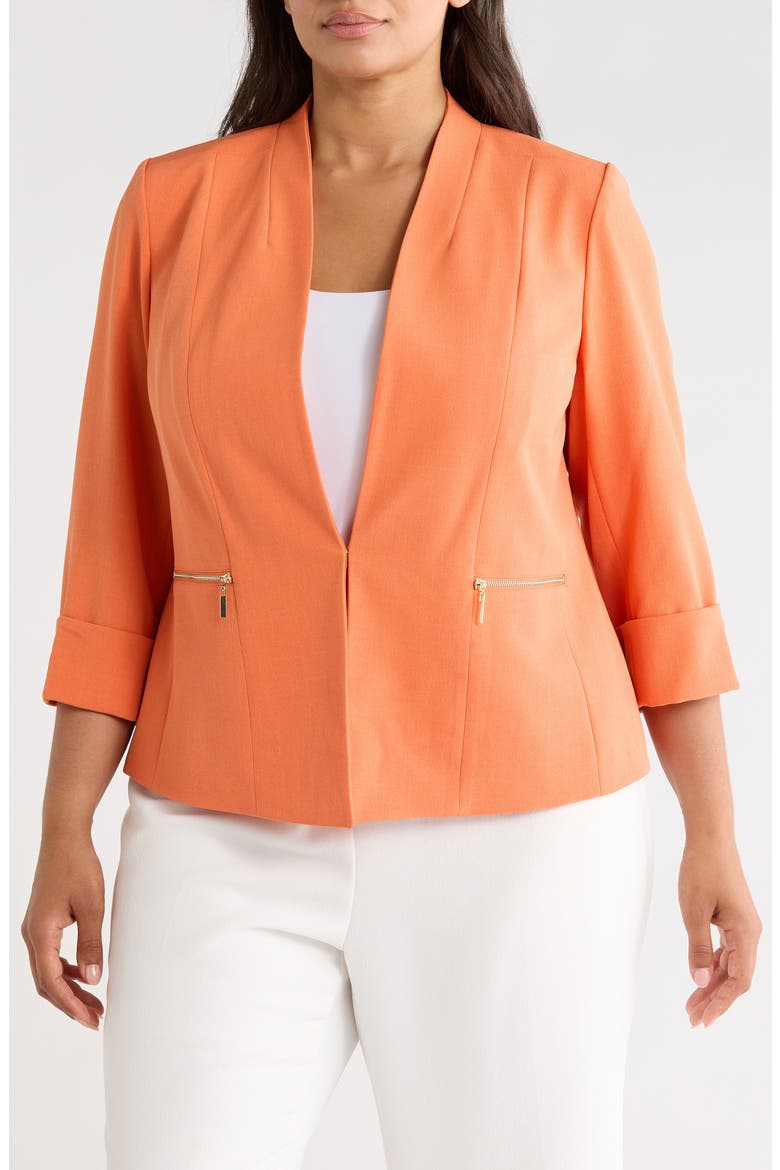 Zip Pocket Jacket, Alternate, color, MANDARIN